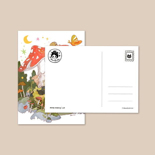 Tales under the mushroom - Post Card