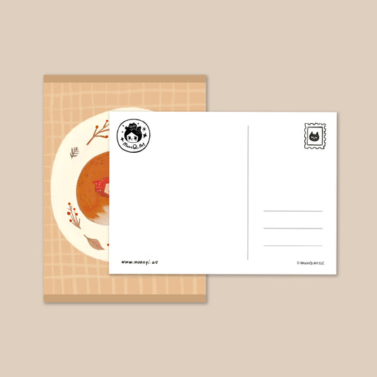 Cozy Sleep - Postcard