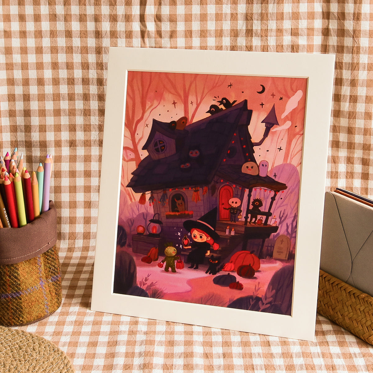 Here is Your Treat - Art Print with Frame