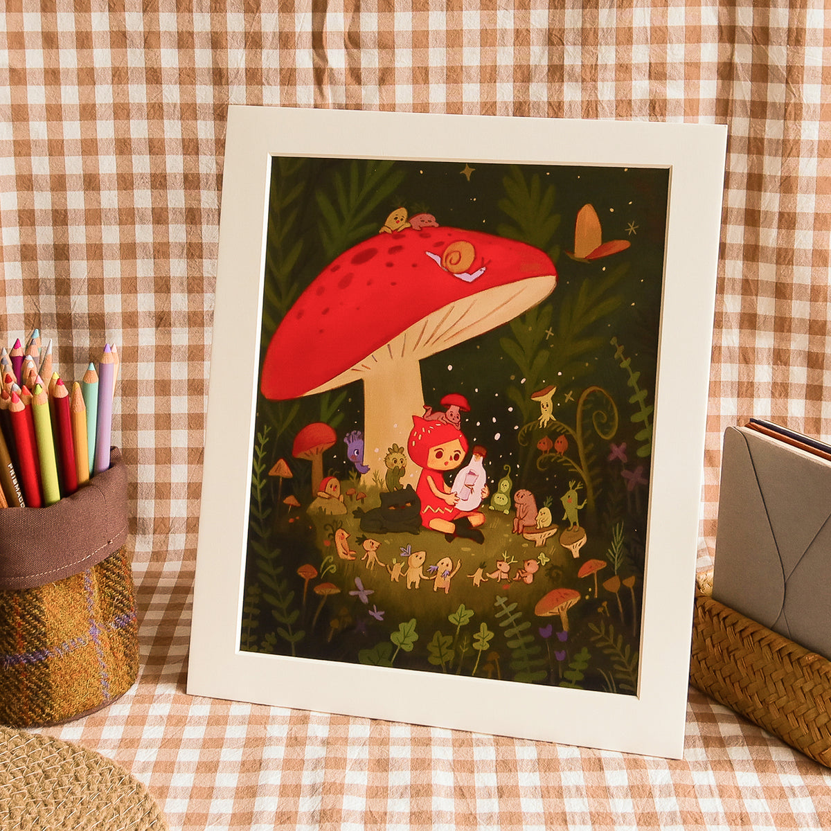 Mysterious Mail - Art Print with Frame