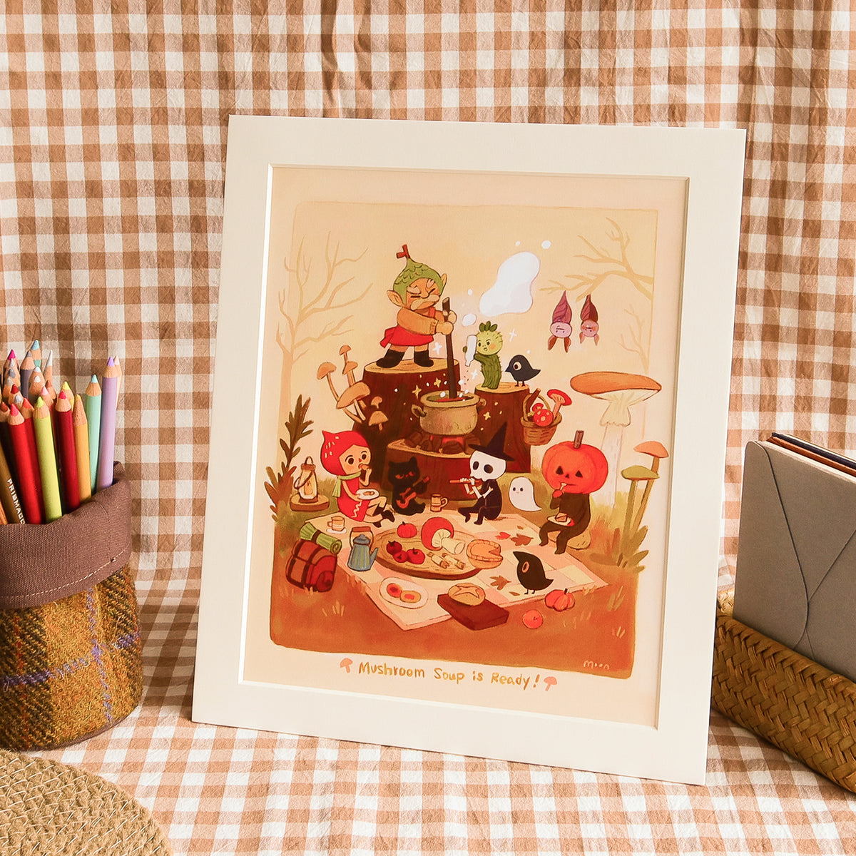 Picnic - Art Print with Frame