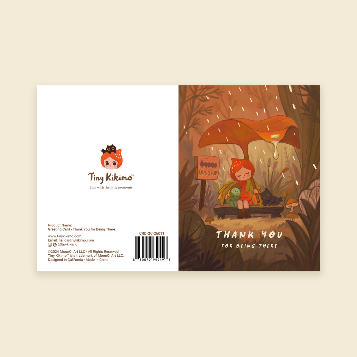 Thank You for Being There - Greeting Card