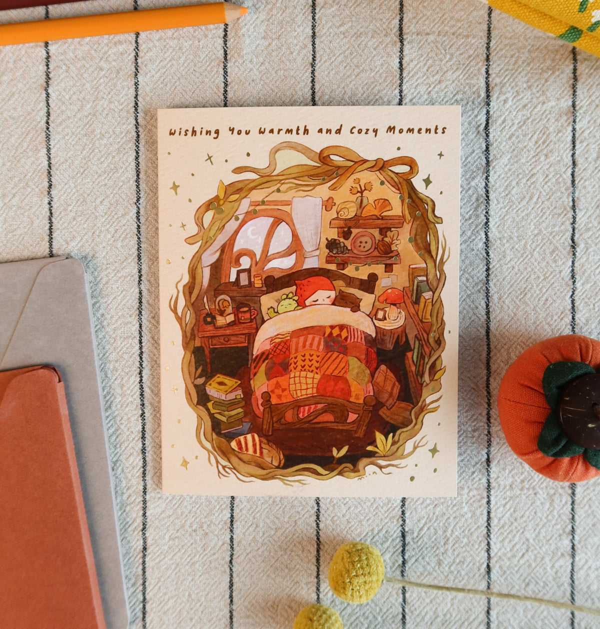 Wishing You Cozy Moments - Greeting Card