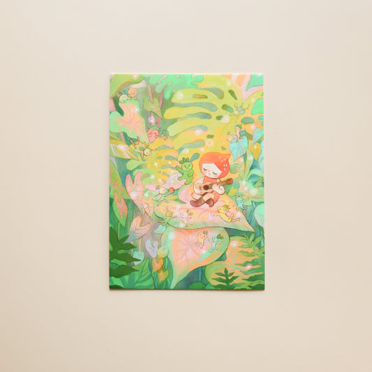 4x6" Tropical Corner - Shimmer Mini Print