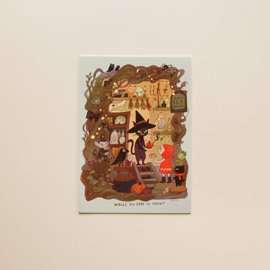 4x6" Mr. Shadow's Tea - Shimmer Mini Print