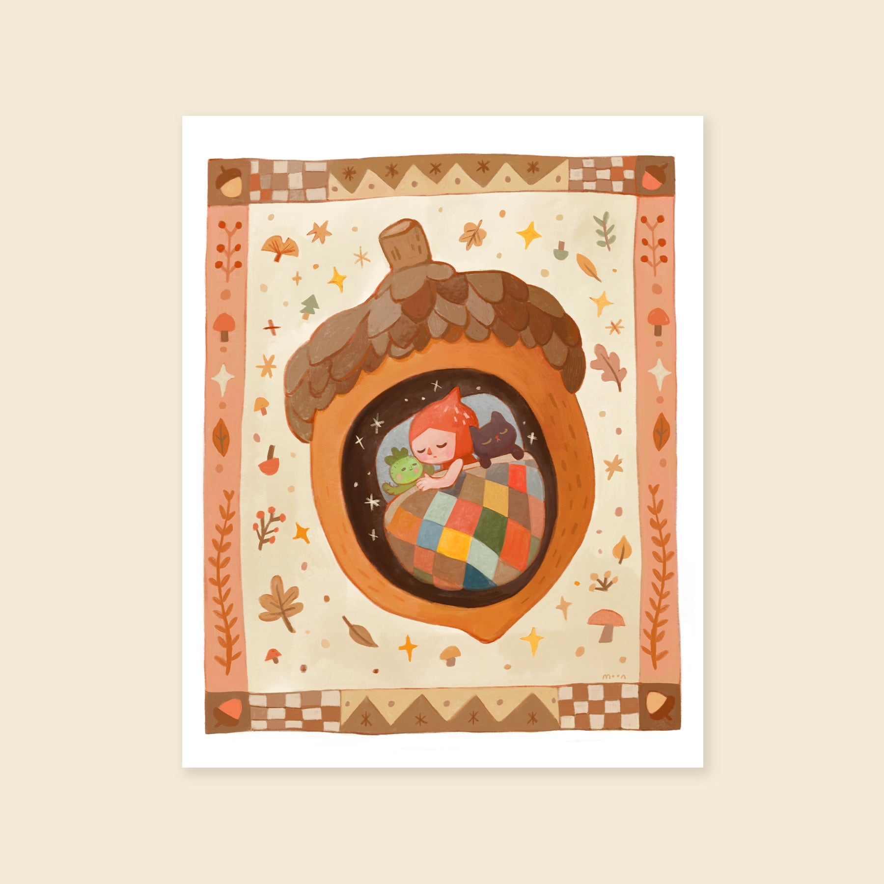 8x10" The Acorn - Giclée Print