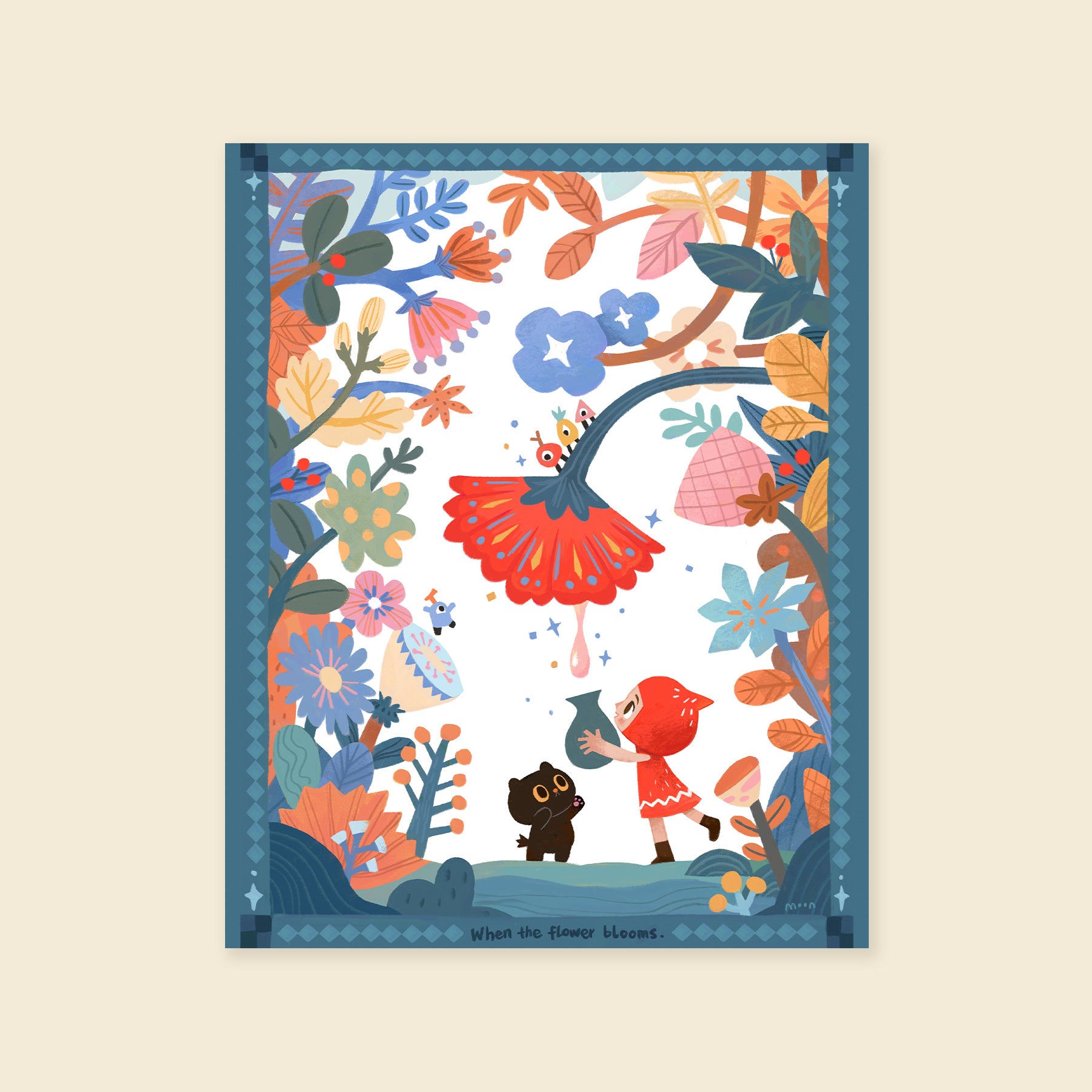 8x10" When the Flower Blooms - Giclée Print