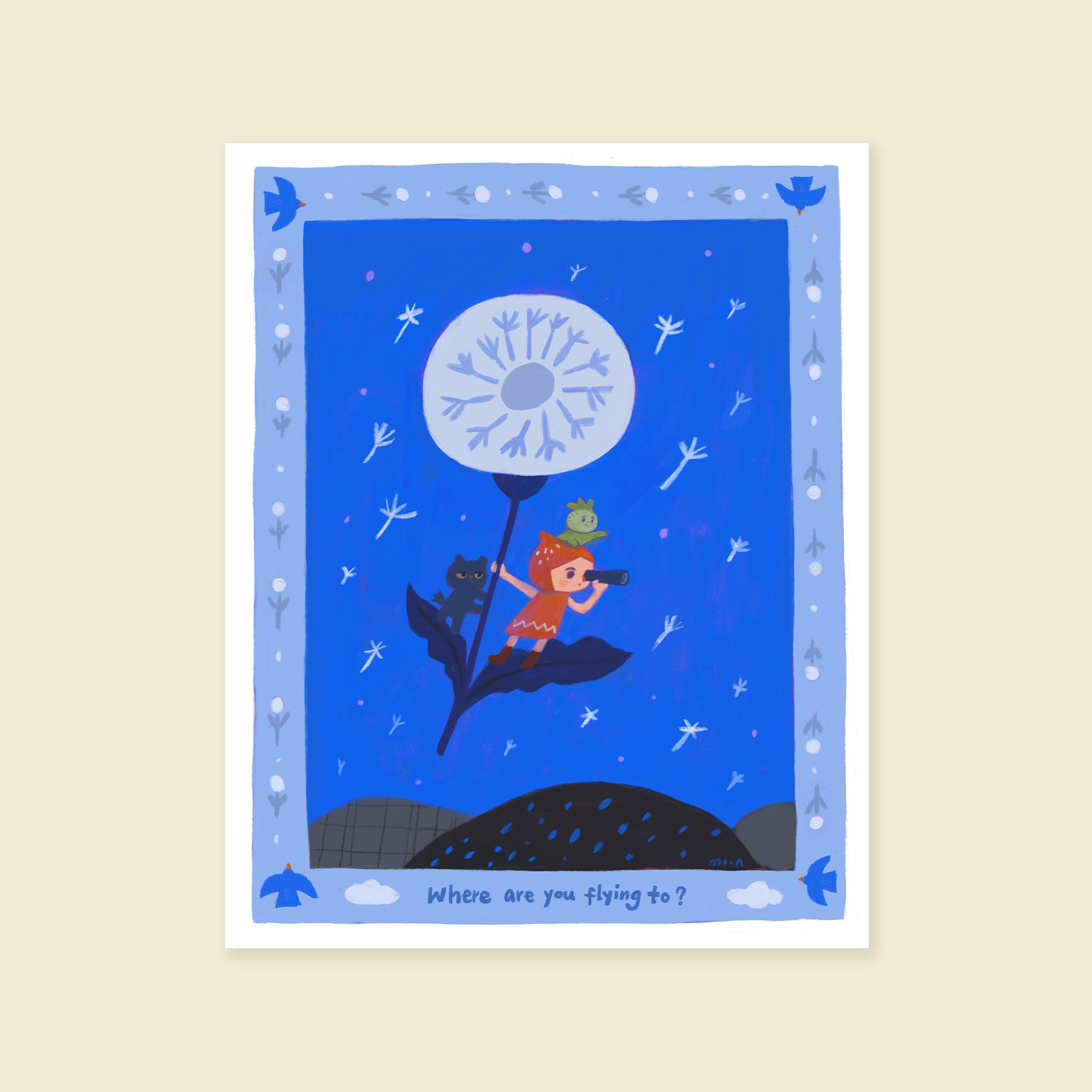 8x10" Dandelion - Giclée Print