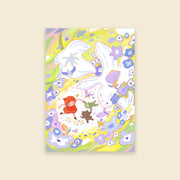 4x6" Let's Dance Together - Shimmer Mini Print