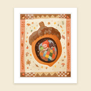 Acorn - Art Print with Frame