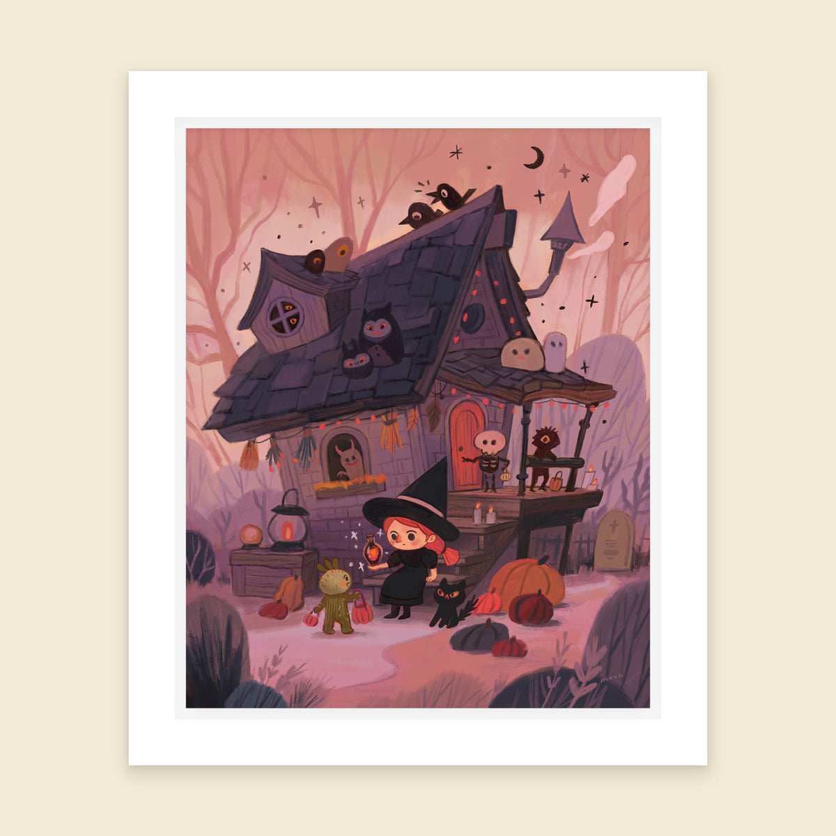 Here is Your Treat - Art Print with Frame