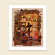 Mr Shadow's Tea - Art Print with Frame