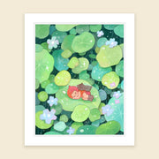 Summer Nap - Art Print with Frame