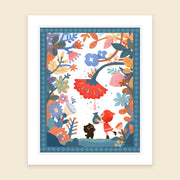 When the Flower Blooms - Art Print with Frame