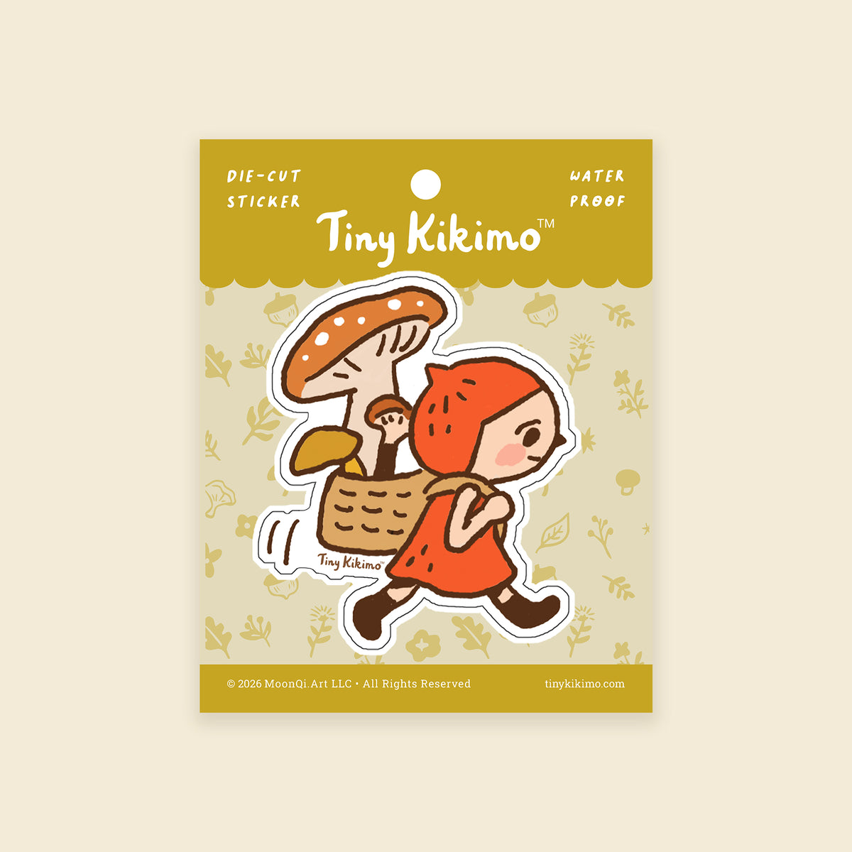 Mushroom Hunting - Die-Cut Sticker