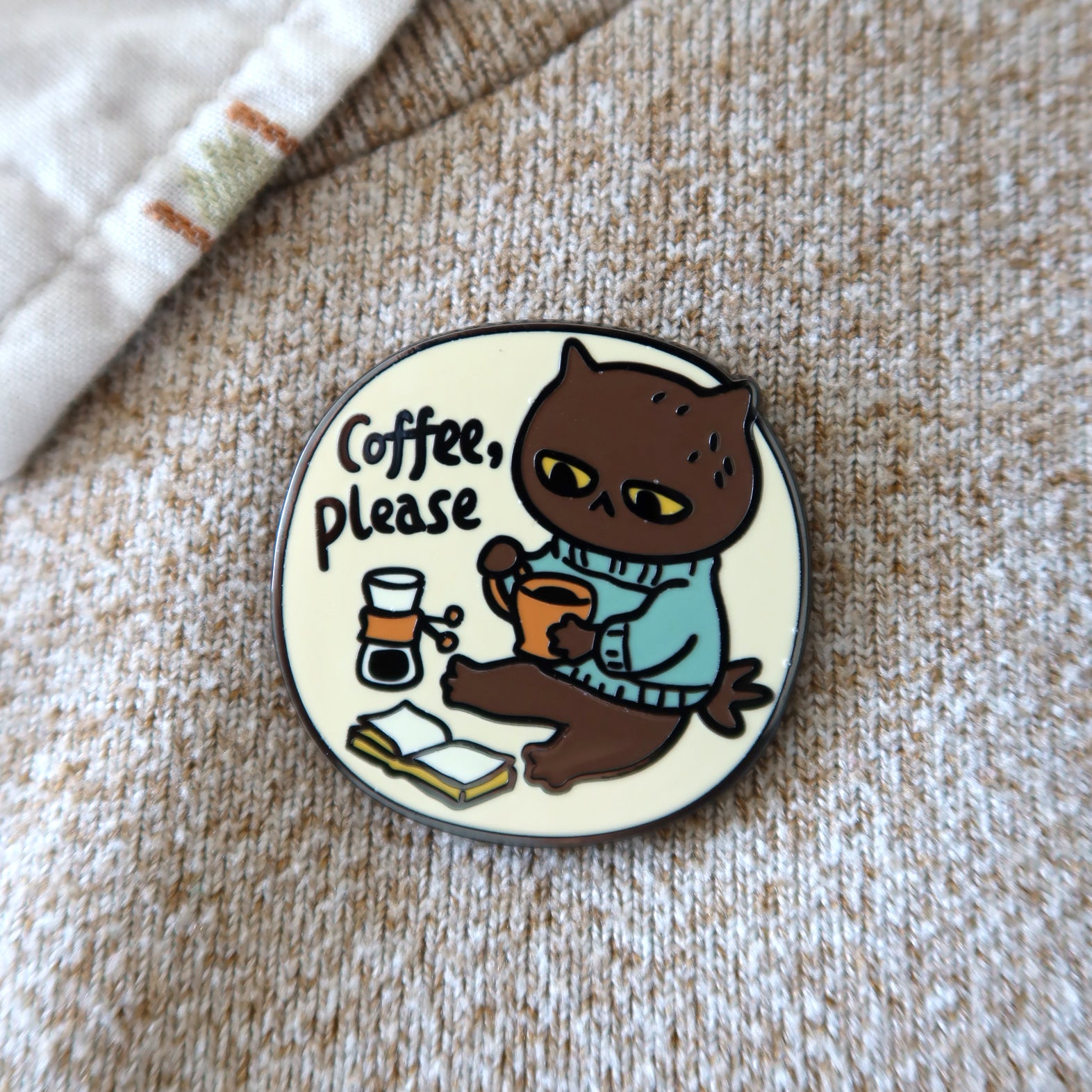 Coffee Please - Enamel Pin