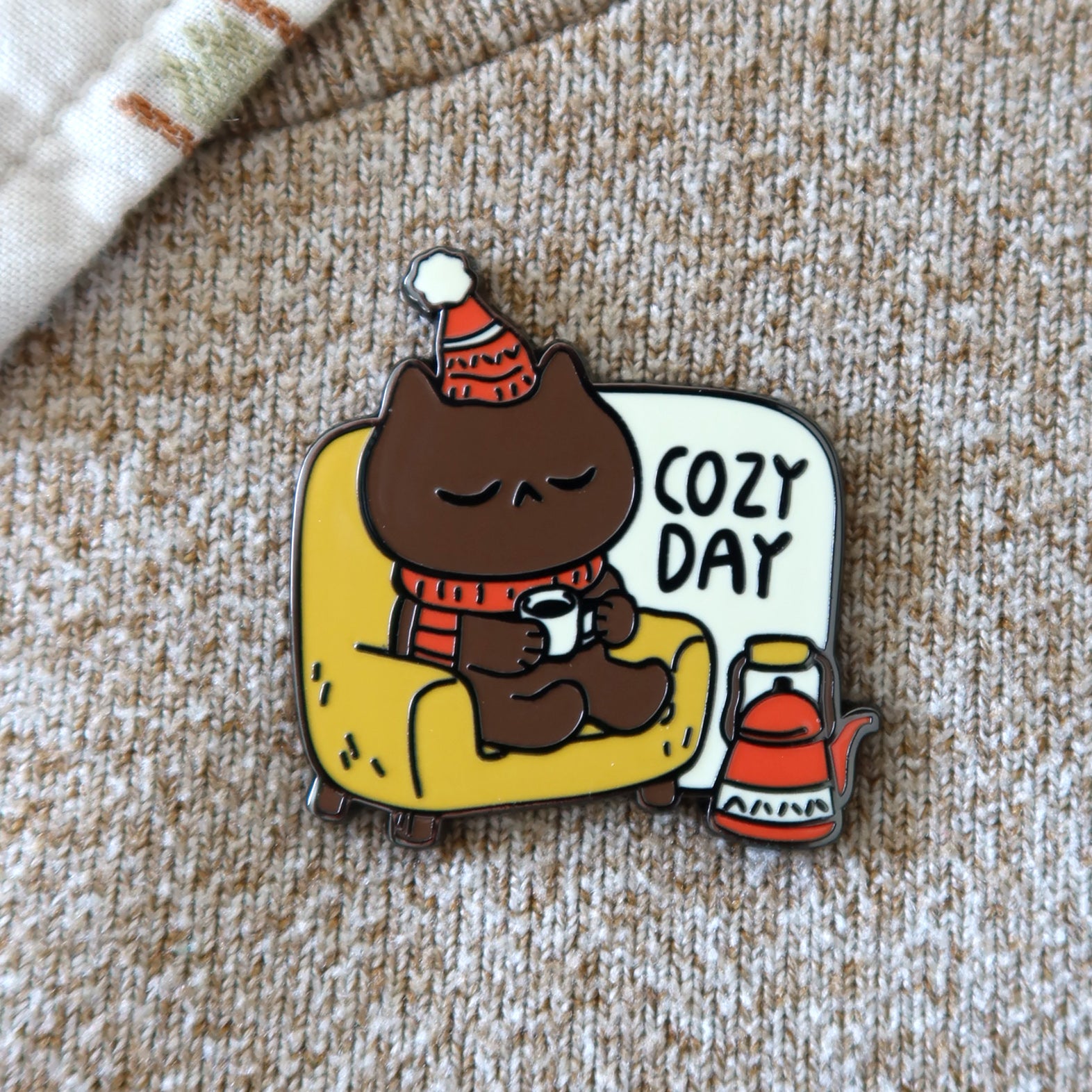 Cozy Day - Enamel Pin