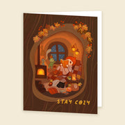 Stay Cozy - Greeting Card