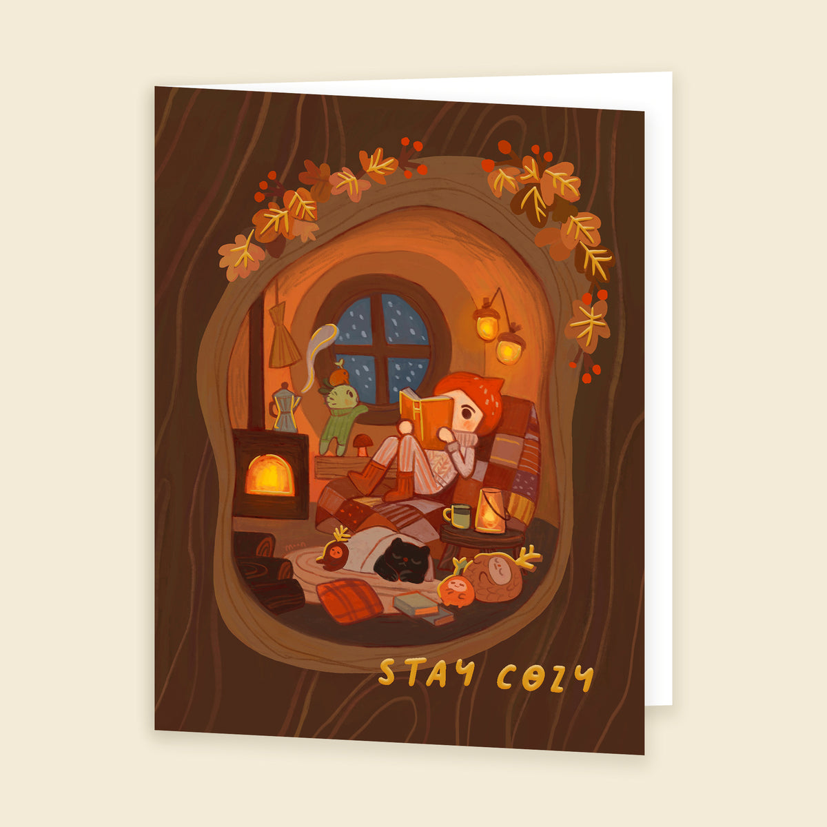 Stay Cozy - Greeting Card