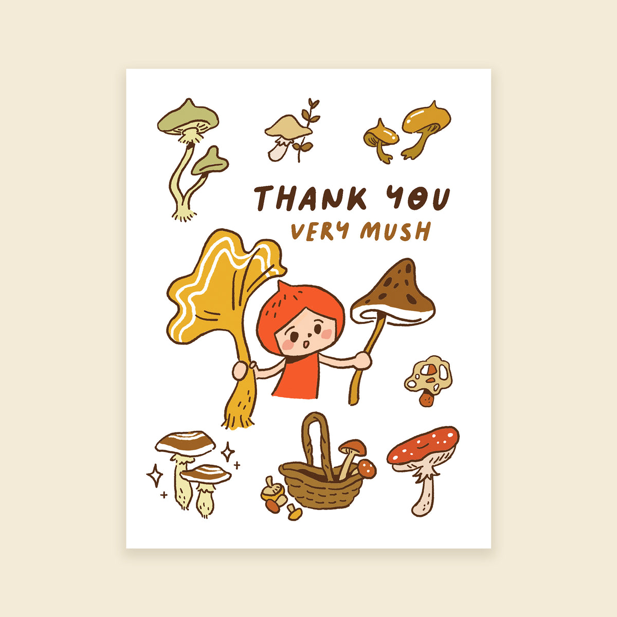 Thank You Very Mush - Greeting Card