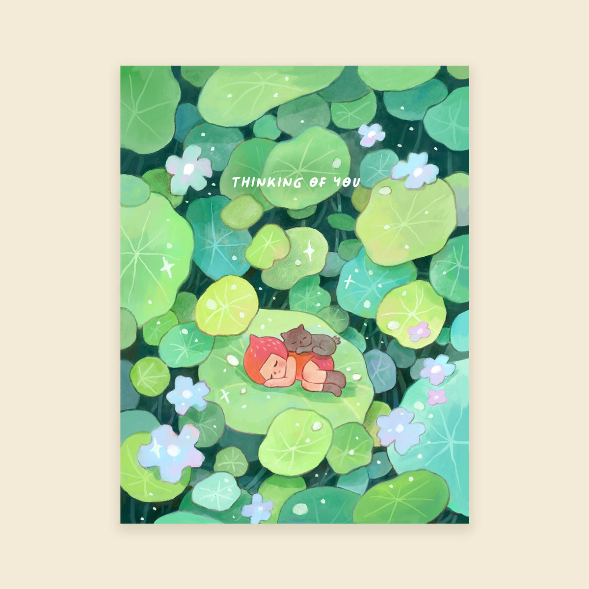 Thinking of You Summer - Greeting Card