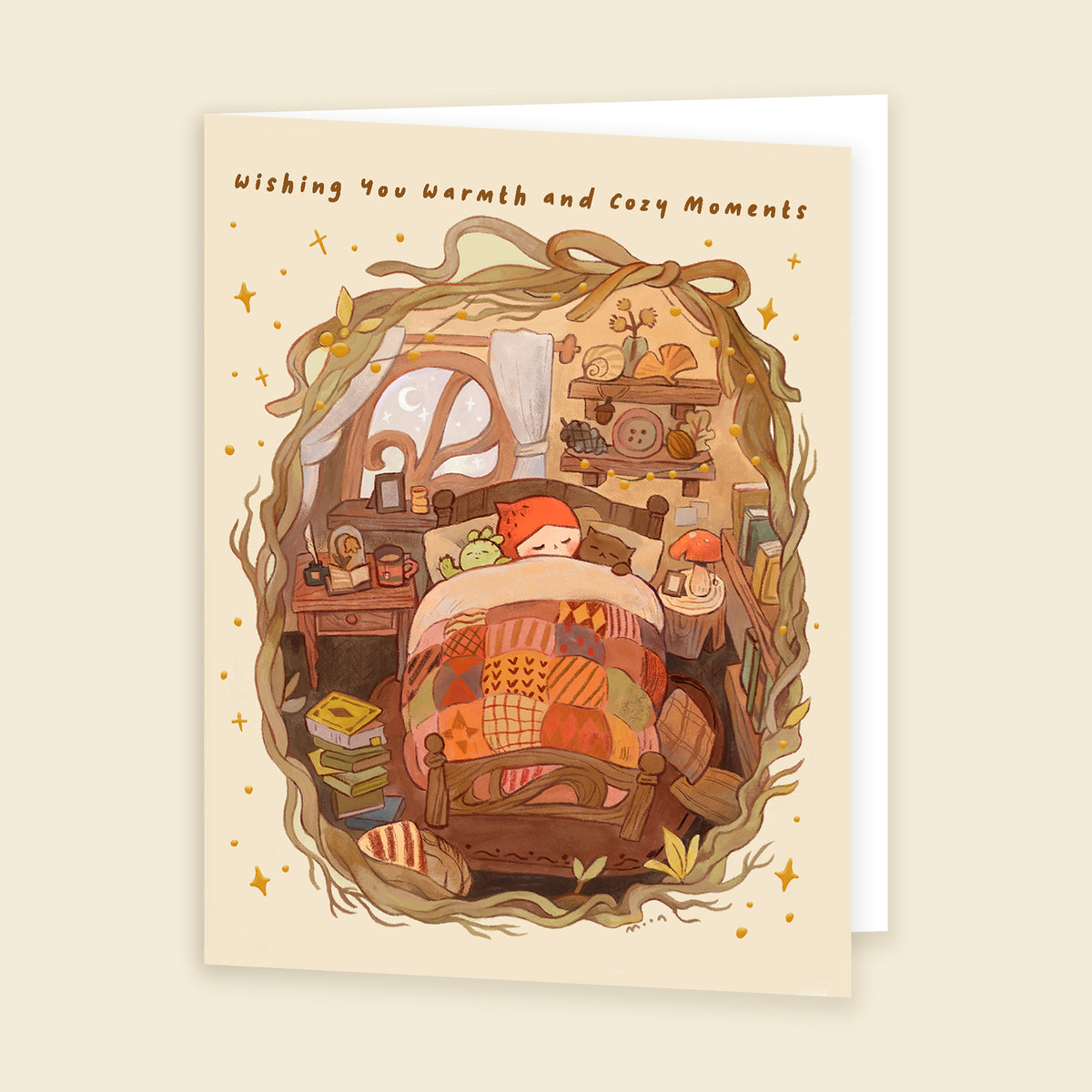 Wishing You Cozy Moments - Greeting Card