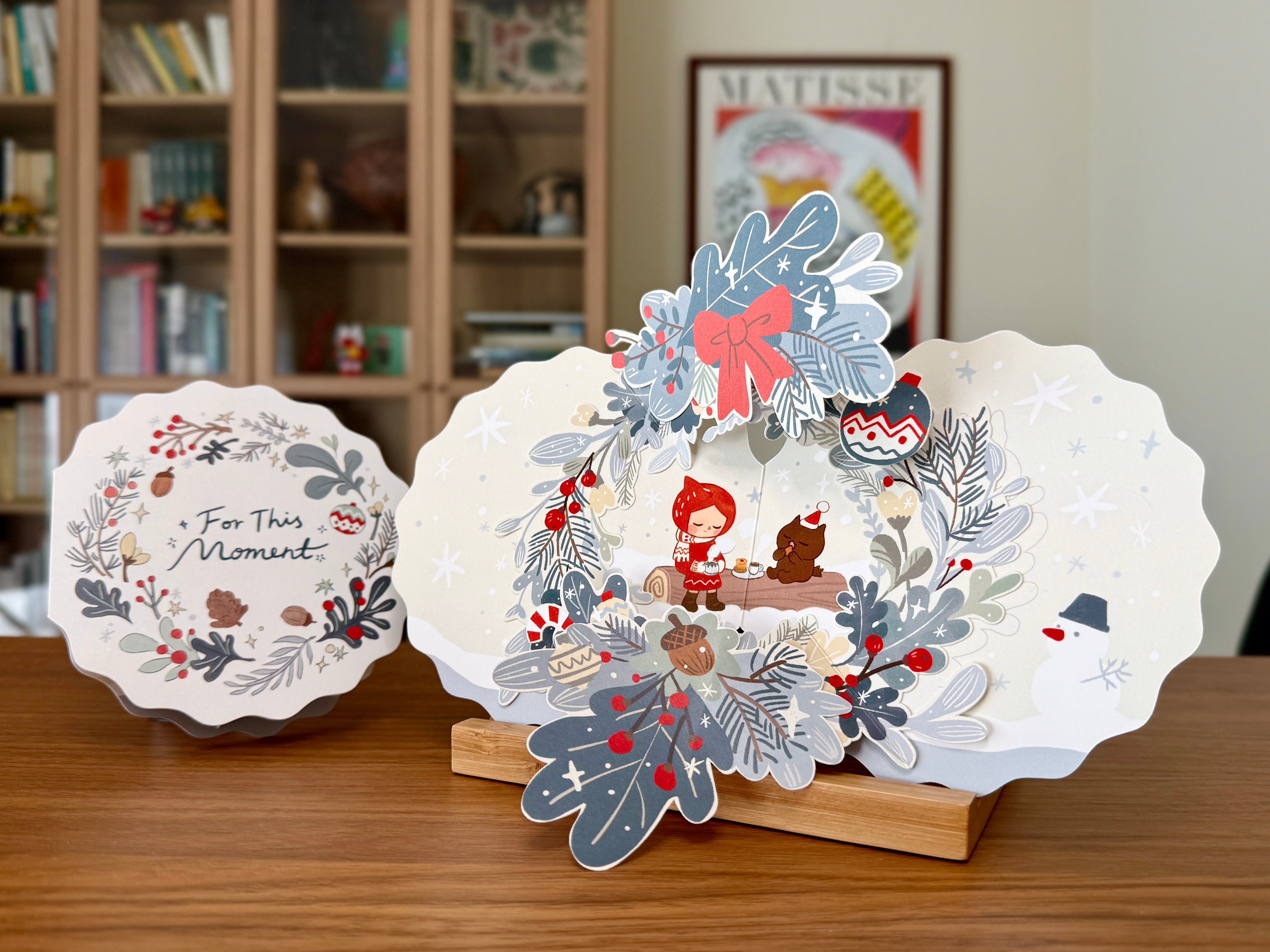 Winter Hearth - Pop-up Card