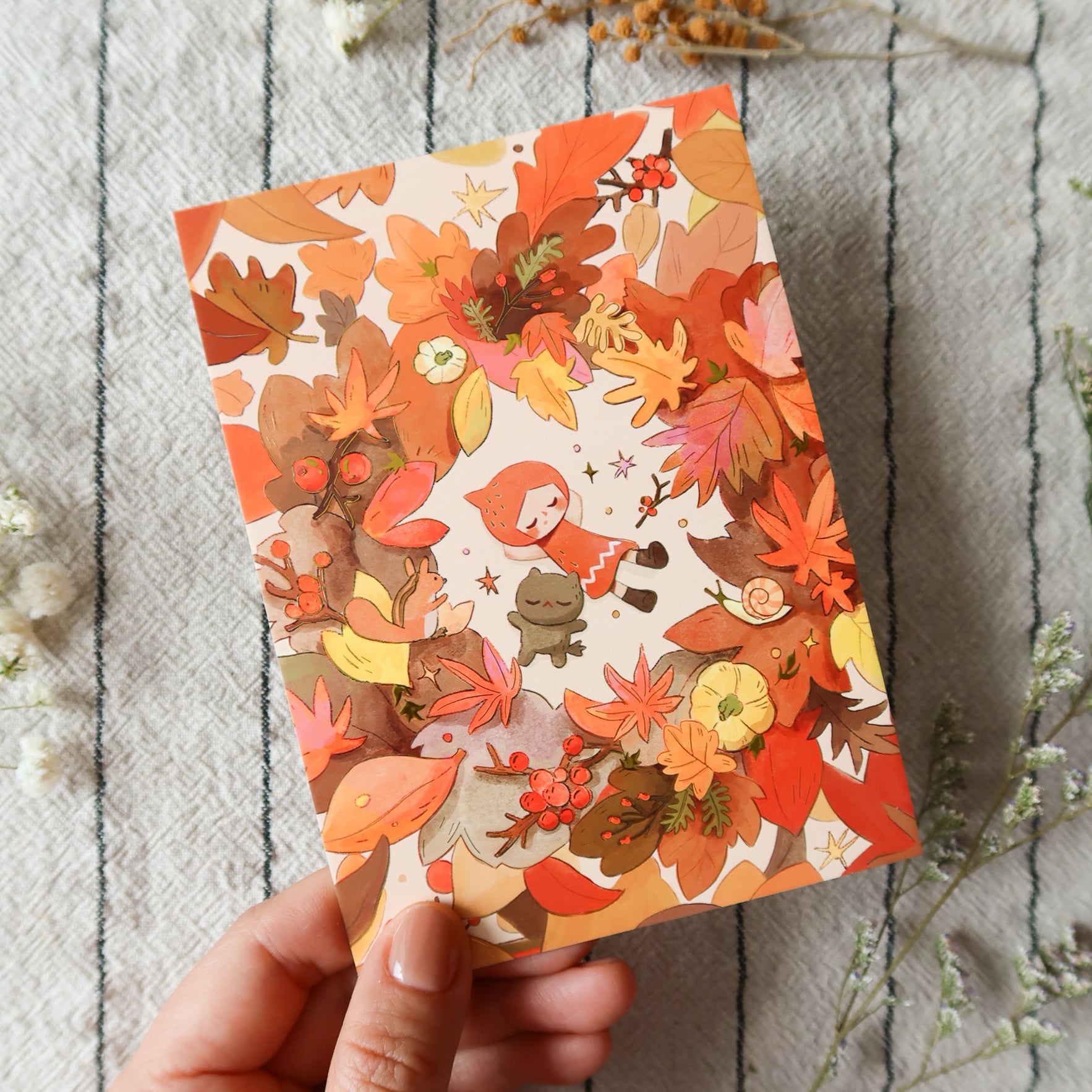 4x6" Autumn Harmony - Shimmer Mini Print
