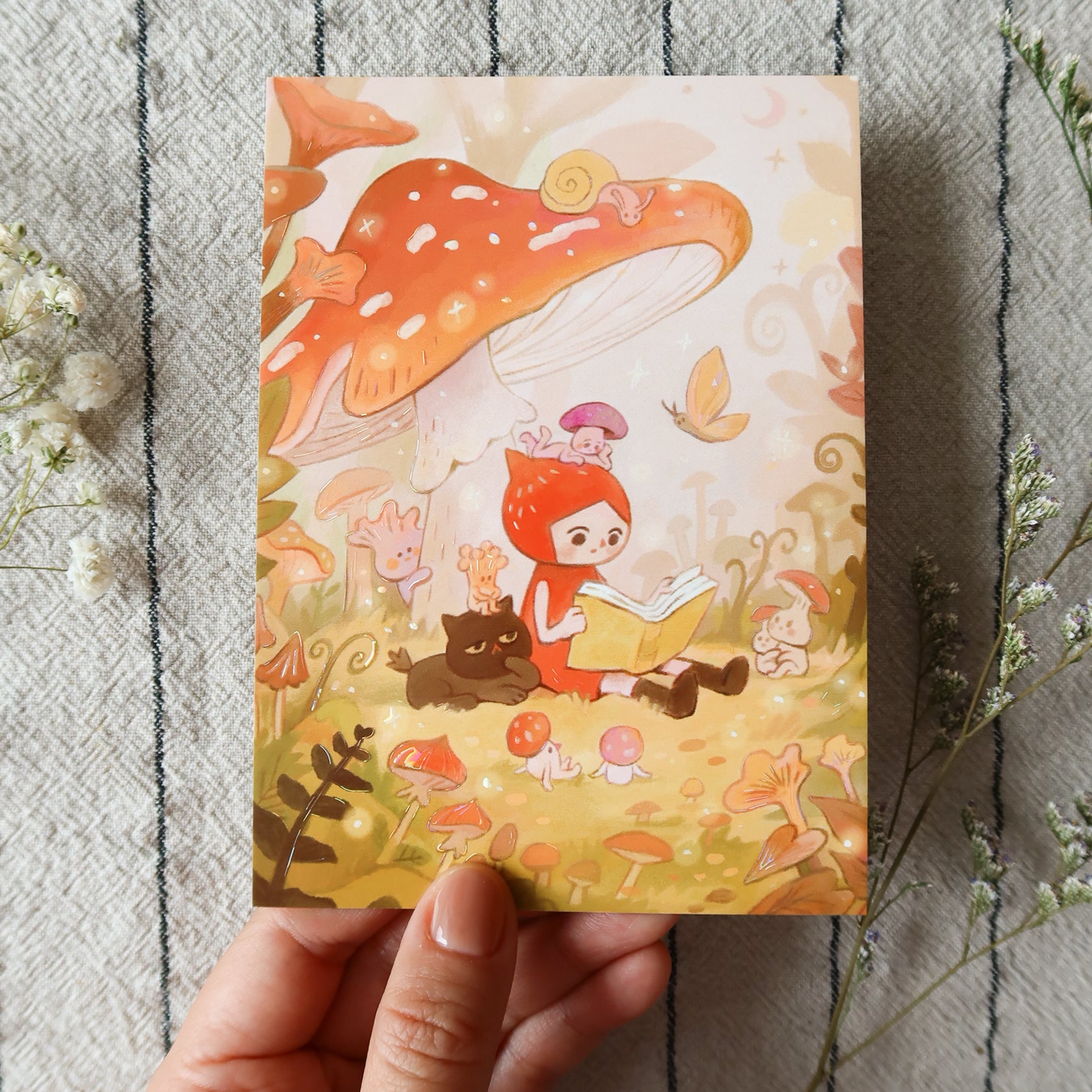 4x6" Tales under the Mushroom - Shimmer Mini Print