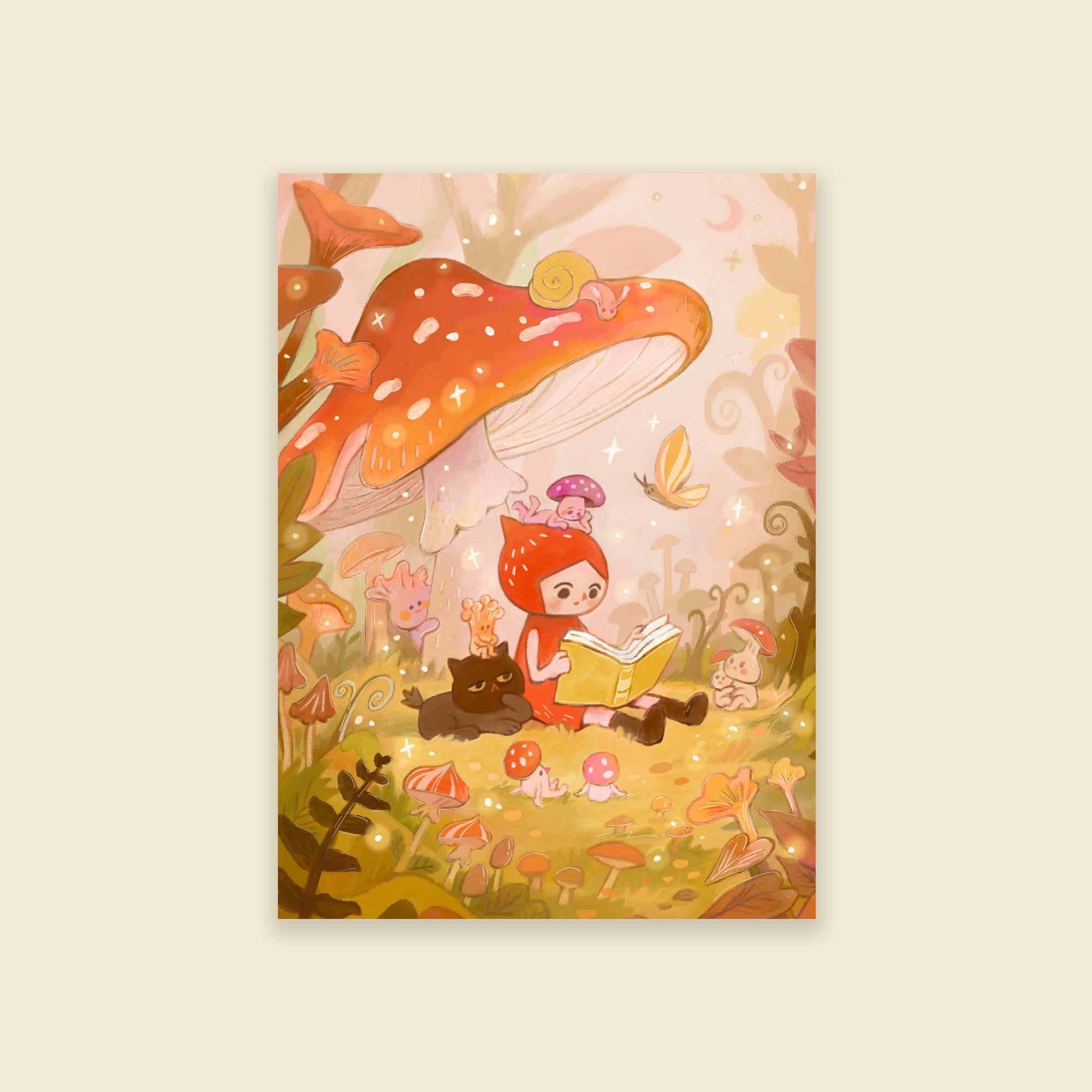 4x6" Tales under the Mushroom - Shimmer Mini Print