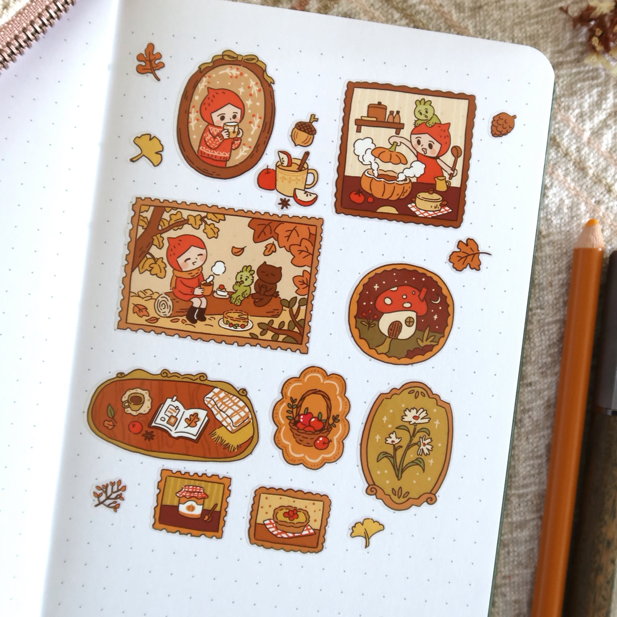 Autumn Tales - Sticker Sheet