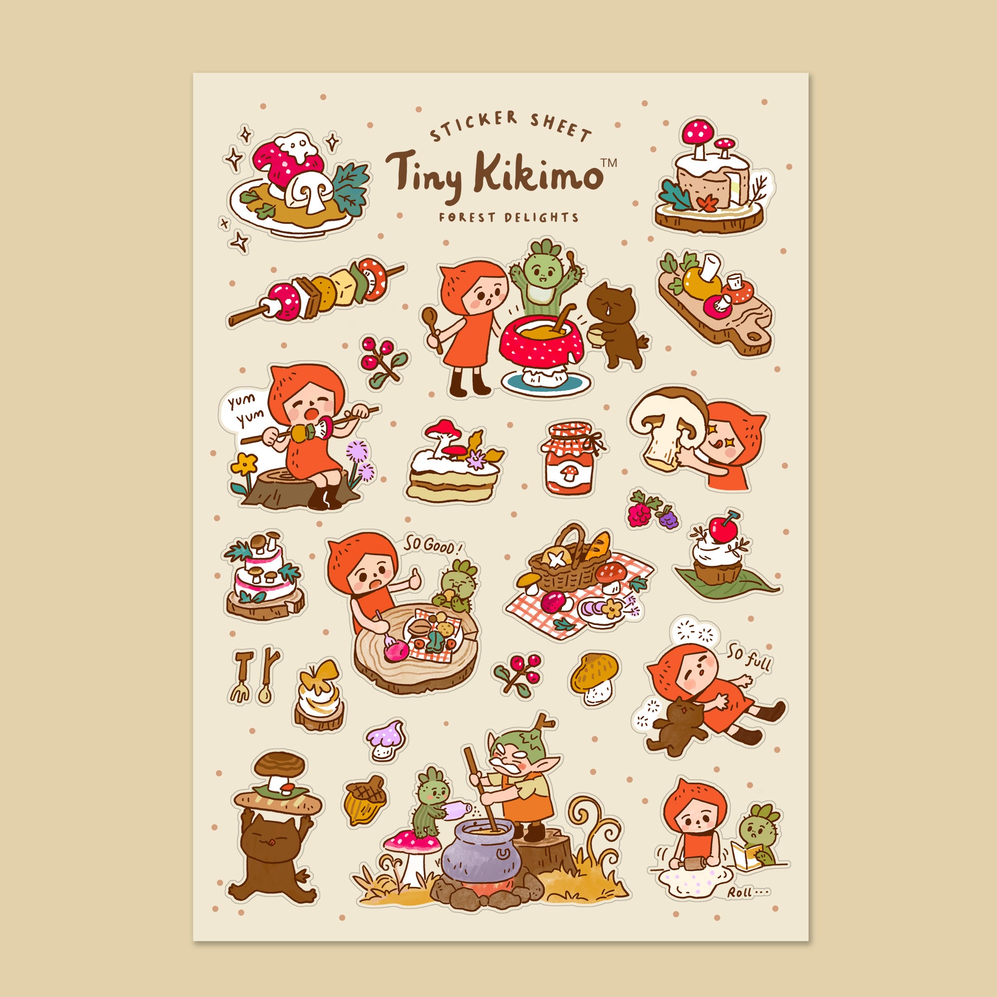 Forest Delights - Sticker Sheet