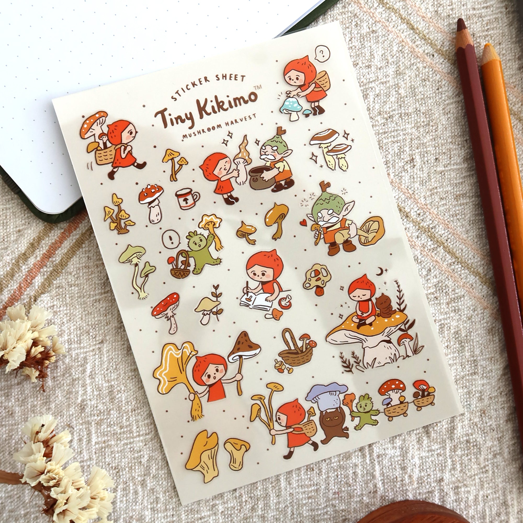 Mushroom Harvest - Sticker Sheet