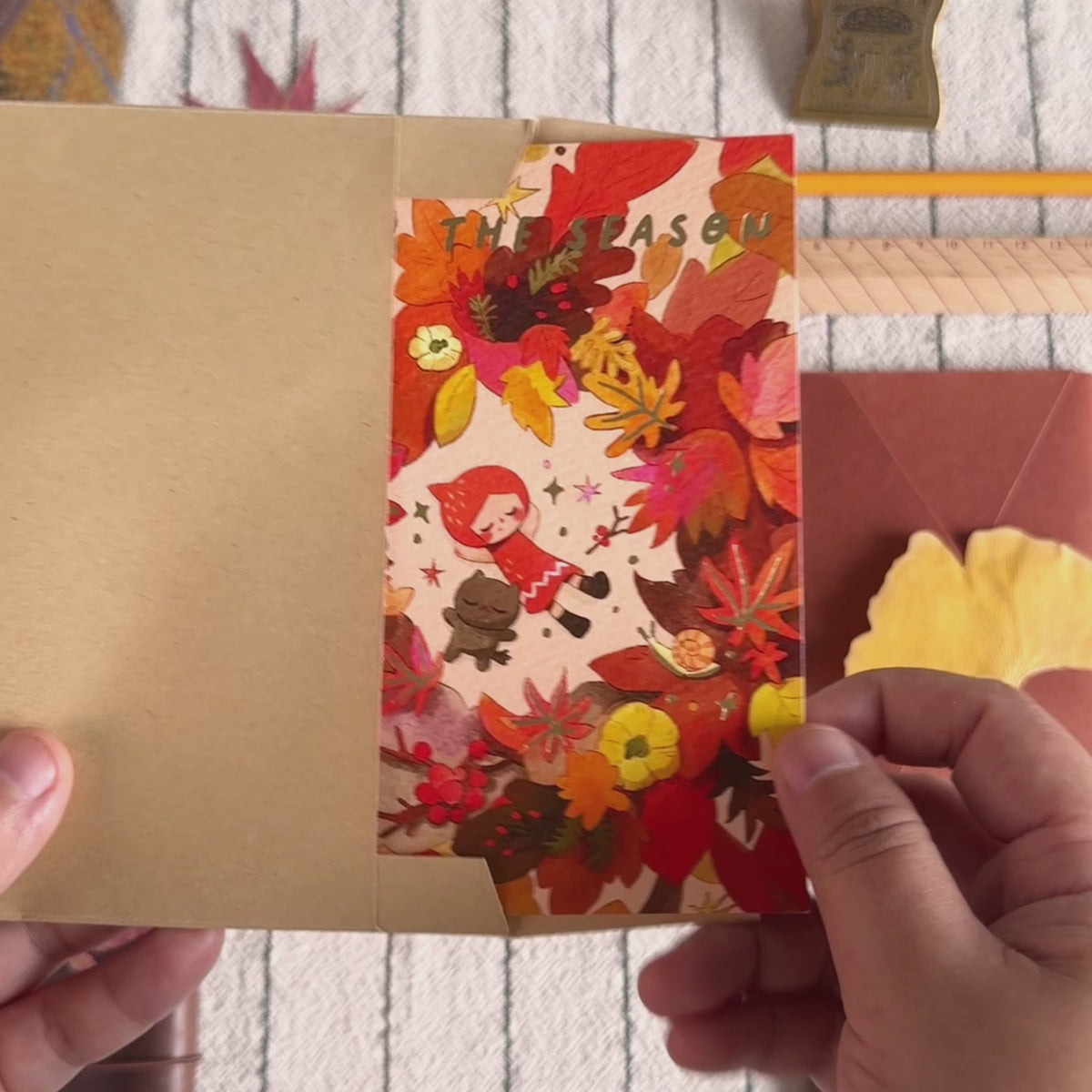 Load video: Savor the Season - Greeting Card